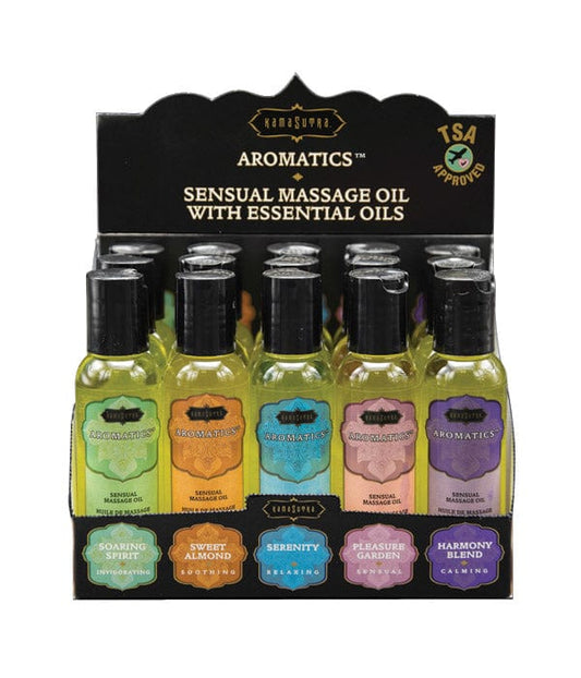 Kama Sutra Lubes Display - Aromatics Massage Oil Prepack