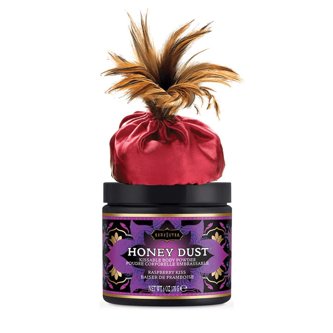 Kama Sutra Lubes Honey Dust Body Powder Raspberry Kiss (6oz)