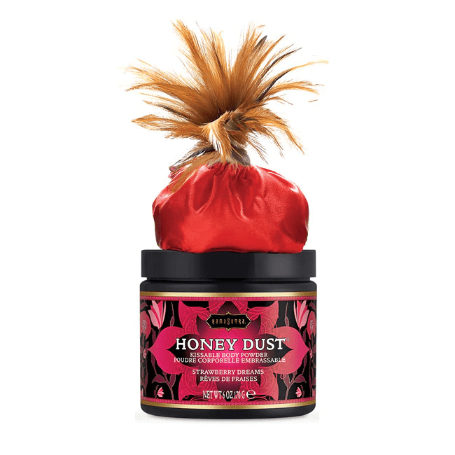 Kama Sutra Lubes Honey Dust Body Powder Strawberry Dreams (6oz)