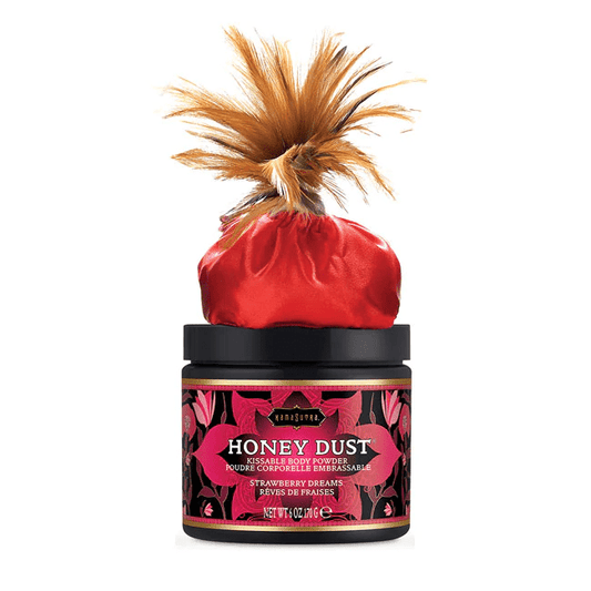 Kama Sutra Lubes Honey Dust Body Powder Strawberry Dreams (6oz)