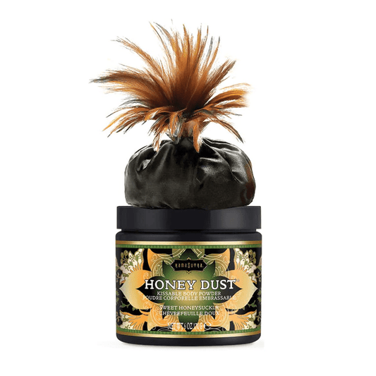 Kama Sutra Lubes Honey Dust Body Powder Sweet Honeysuckle (6oz)