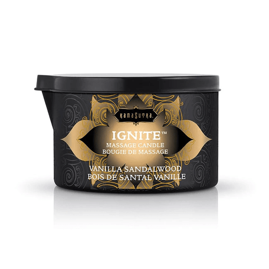 Kama Sutra Lubes Ignite Massage Oil Candle Vanilla Sandalwood