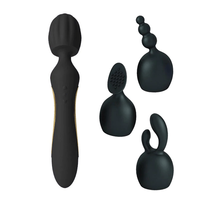 Kama Sutra Vibrators Black Kama Sutra Vibe Bhangra Wand Massager Black