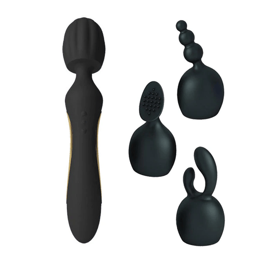 Kama Sutra Vibrators Black Kama Sutra Vibe Bhangra Wand Massager Black