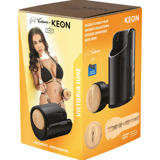 Kiiroo For Him FeelVictoria Stroker + Keon Combo Set