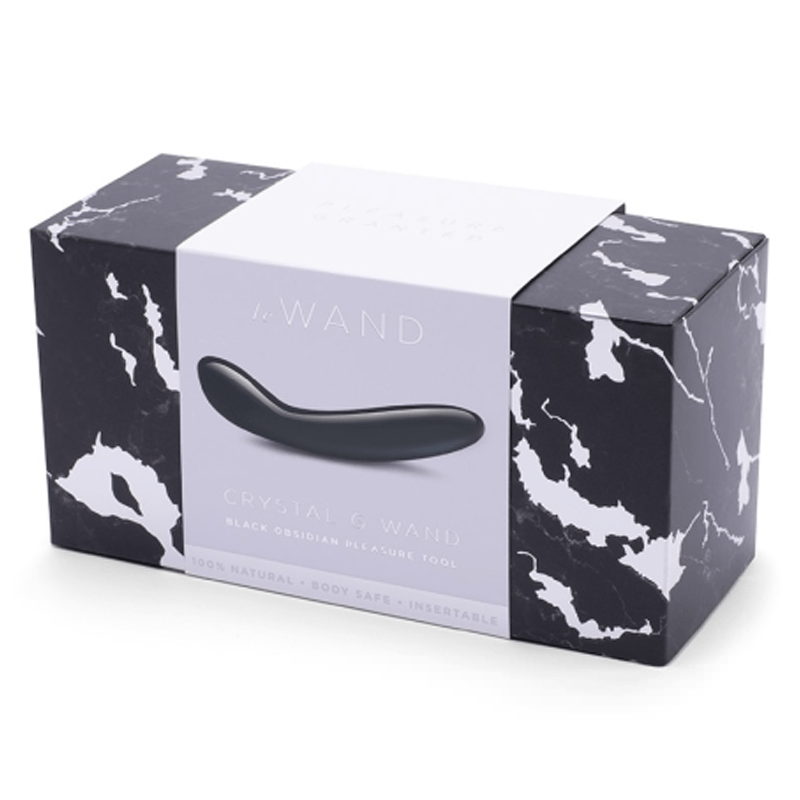 LE Wand Dongs & Dildos Crystal G Wand - Black Obsidian