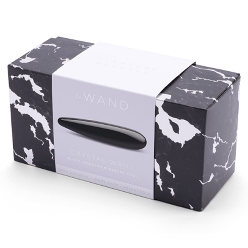 LE Wand Dongs & Dildos Crystal Wand - Black Obsidian