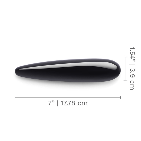 LE Wand Dongs & Dildos Crystal Wand - Black Obsidian