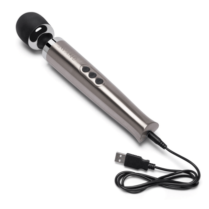 LE Wand Other Die Cast Rechargeable Vibrating Massager - Silver