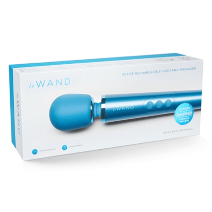 LE Wand Vibrators Petite Rechargeable Massager - Blue