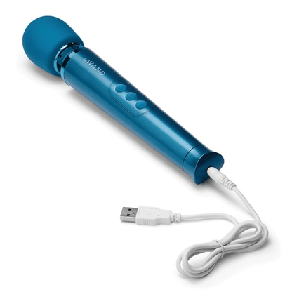 LE Wand Vibrators Petite Rechargeable Massager - Blue