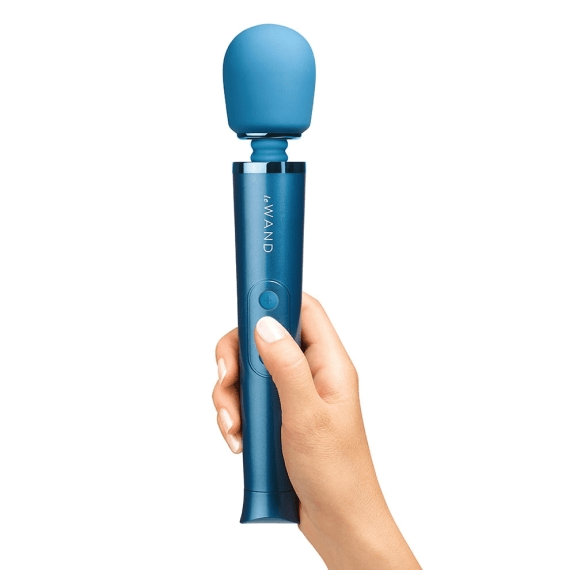 LE Wand Vibrators Petite Rechargeable Massager - Blue