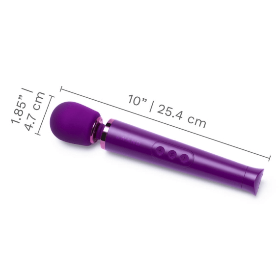 LE Wand Vibrators Petite Rechargeable Massager - Dark Cherry