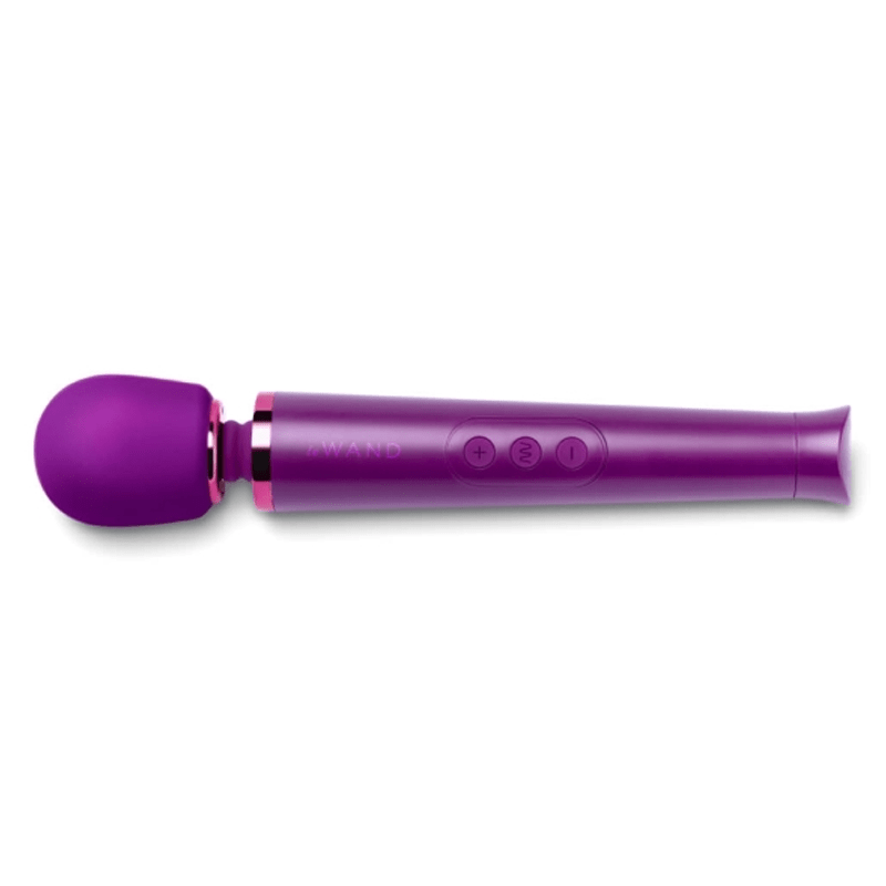 LE Wand Vibrators Petite Rechargeable Massager - Dark Cherry