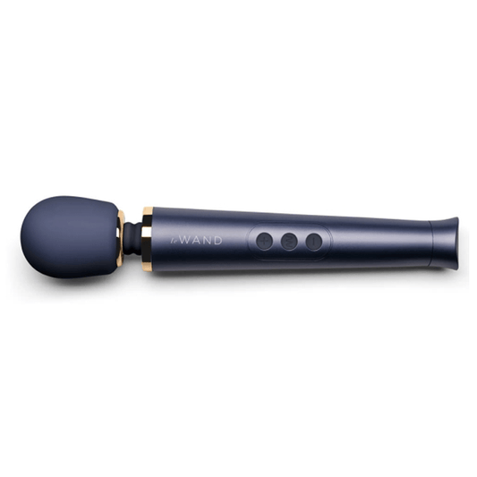 LE Wand Vibrators Petite Rechargeable Massager - Navy
