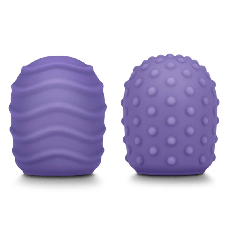 LE Wand Vibrators Petite Silicone Texture Covers (2-Pack)