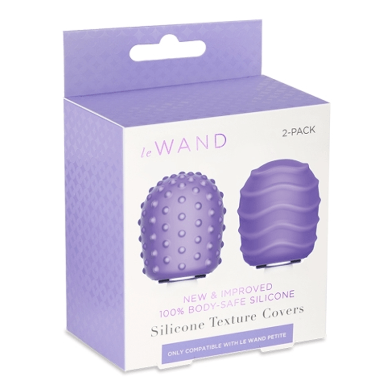 LE Wand Vibrators Petite Silicone Texture Covers (2-Pack)