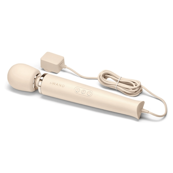 LE Wand Vibrators Plug-In Vibrating Massager - Cream