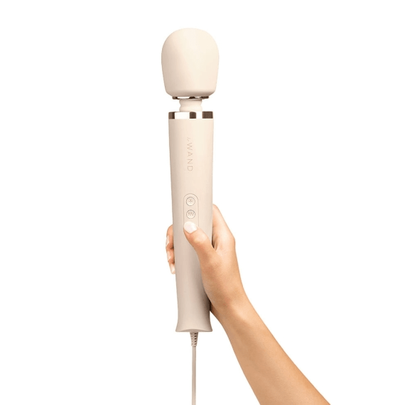 LE Wand Vibrators Plug-In Vibrating Massager - Cream