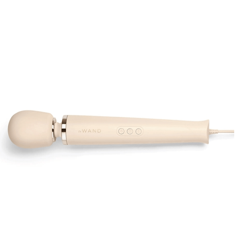 LE Wand Vibrators Plug-In Vibrating Massager - Cream