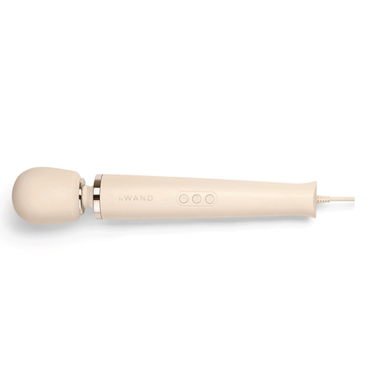 LE Wand Vibrators Plug-In Vibrating Massager - Cream