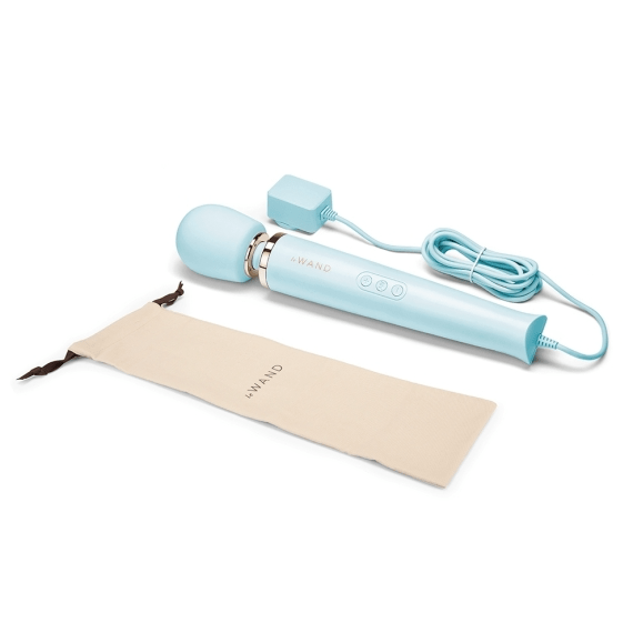 LE Wand Vibrators Plug-In Vibrating Massager - Sky Blue