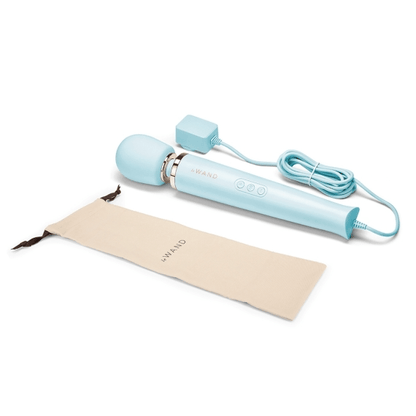 LE Wand Vibrators Plug-In Vibrating Massager - Sky Blue