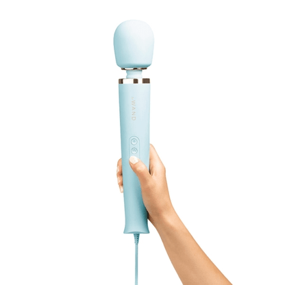LE Wand Vibrators Plug-In Vibrating Massager - Sky Blue