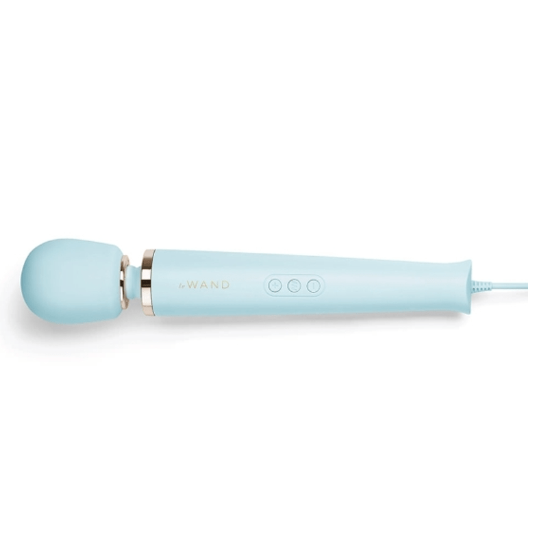 LE Wand Vibrators Plug-In Vibrating Massager - Sky Blue