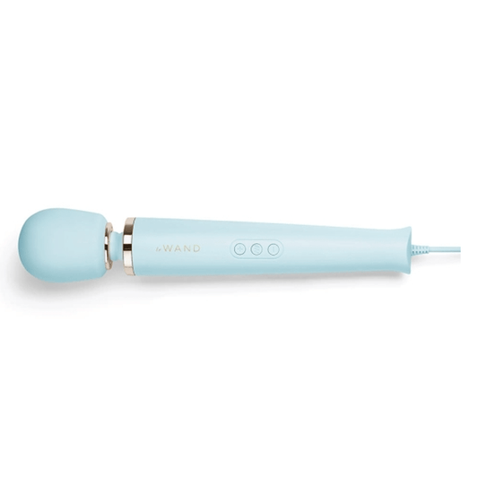LE Wand Vibrators Plug-In Vibrating Massager - Sky Blue