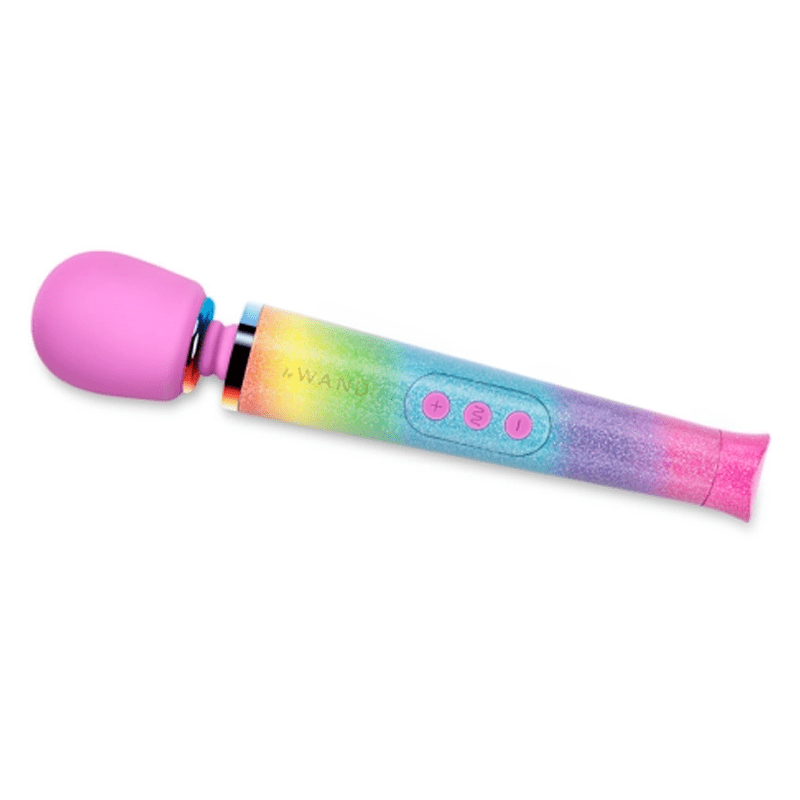 LE Wand Vibrators Rainbow Ombre Petite Massager