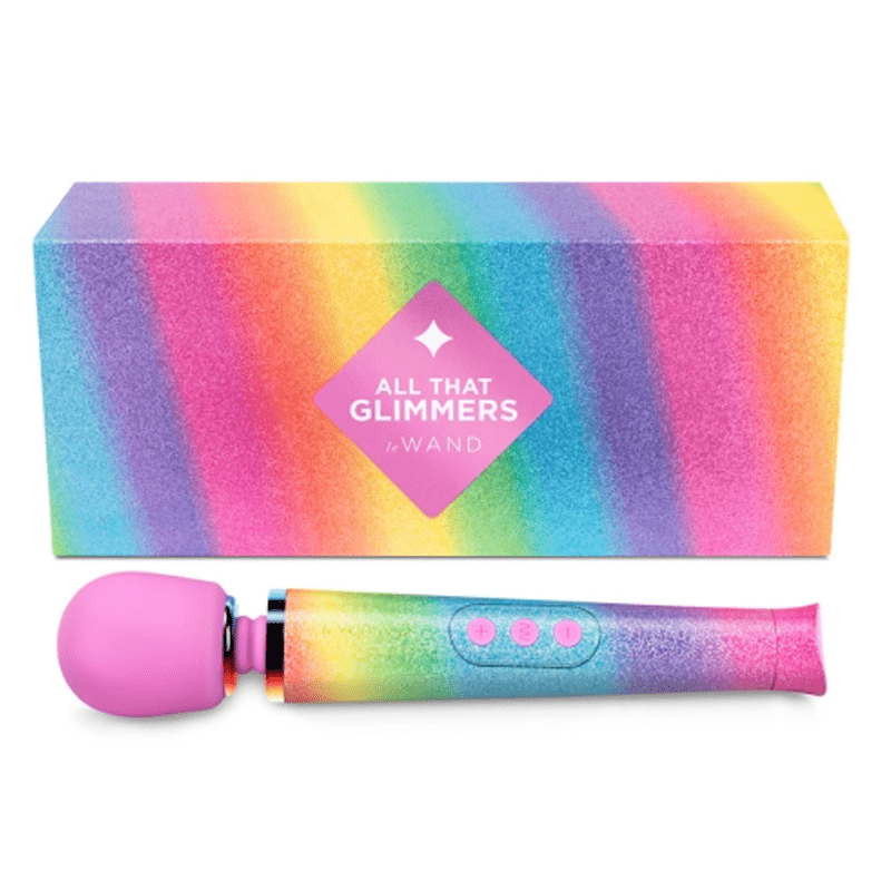 LE Wand Vibrators Rainbow Ombre Petite Massager