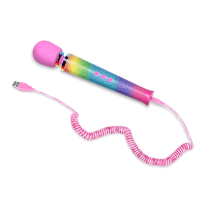 LE Wand Vibrators Rainbow Ombre Petite Massager