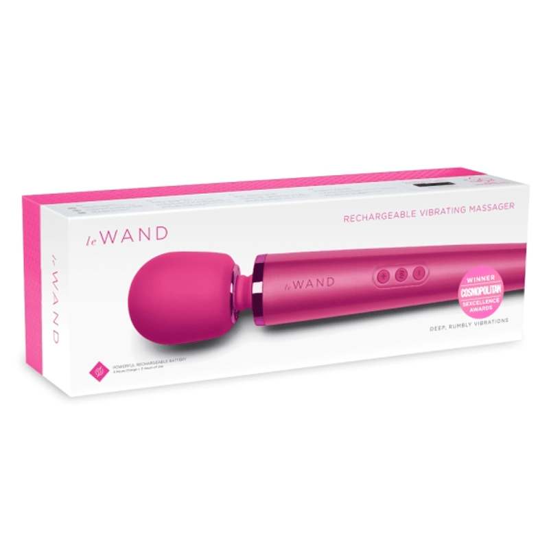 LE Wand Vibrators Rechargeable Vibrating Massager - Magenta