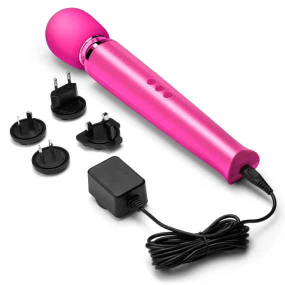 LE Wand Vibrators Rechargeable Vibrating Massager - Magenta