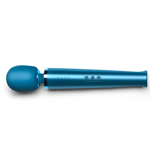 LE Wand Vibrators Rechargeable Vibrating Massager - Pacific Blue