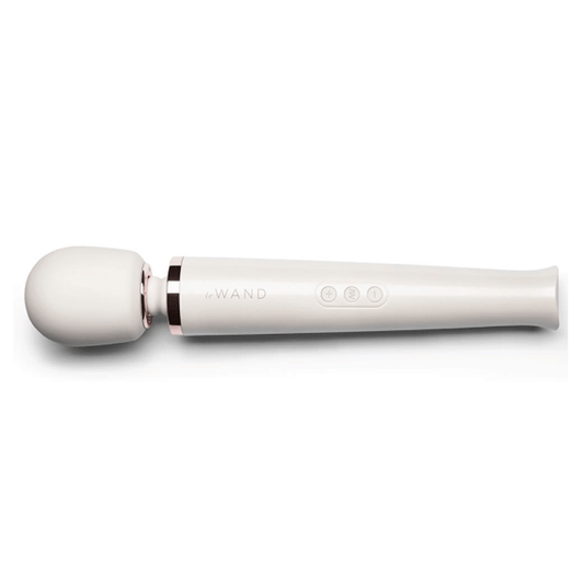 LE Wand Vibrators Rechargeable Vibrating Massager - White