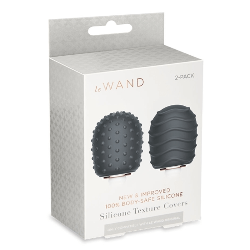 LE Wand Vibrators Silicone Texture Covers (2-Pack)