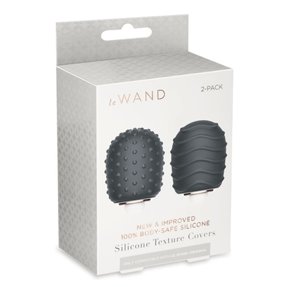 LE Wand Vibrators Silicone Texture Covers (2-Pack)