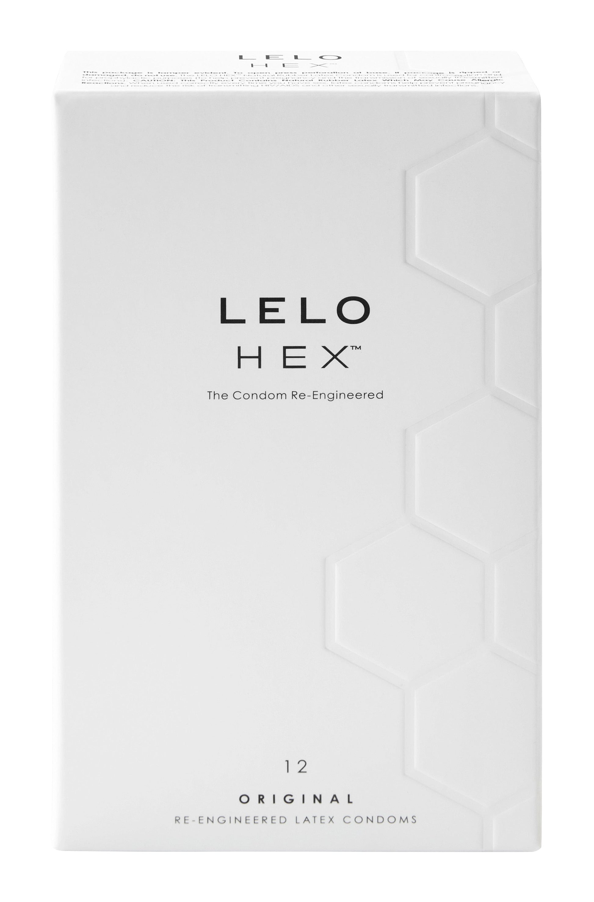 Lelo Accessories / Miscellaneous HEX Original Condoms, 12 Pack