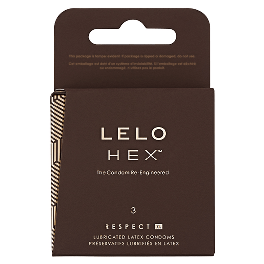Lelo Accessories / Miscellaneous HEX Respect XL Condoms, 3 Pack