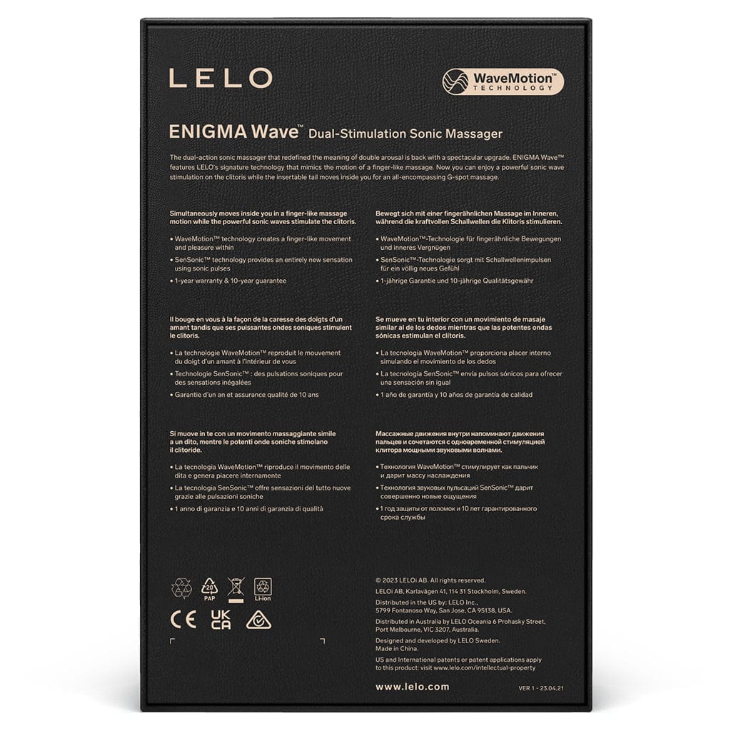 Lelo Vibrators ENIGMA Wave Black