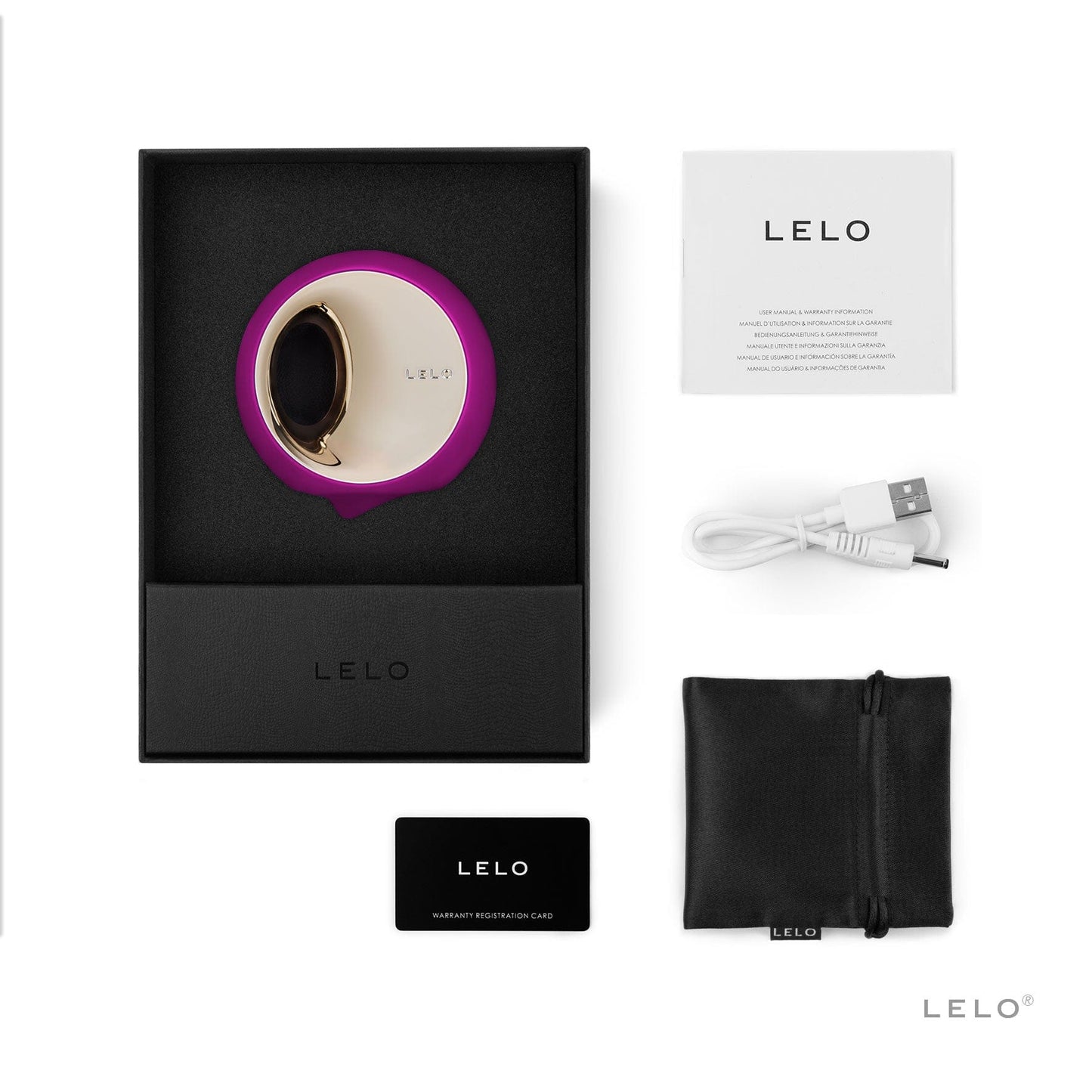 Lelo Vibrators Ora 3 Deep Rose
