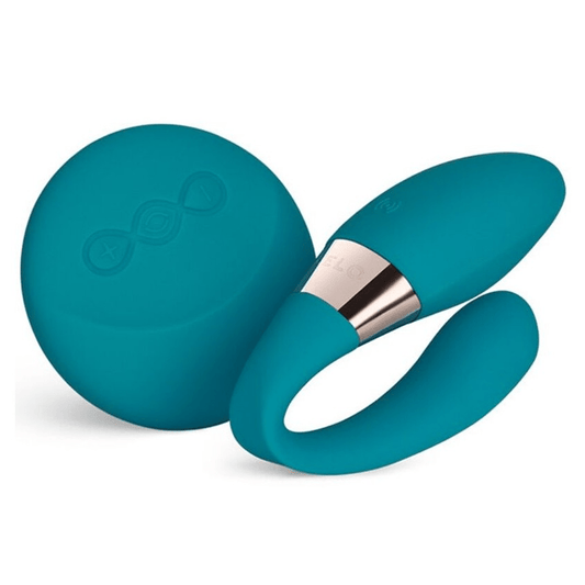 Lelo Vibrators TIANI DUO Vibrating Couples Massager, Ocean Blue
