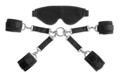 Liberator BDSM Bond Deluxe Kit Black Microvelvet