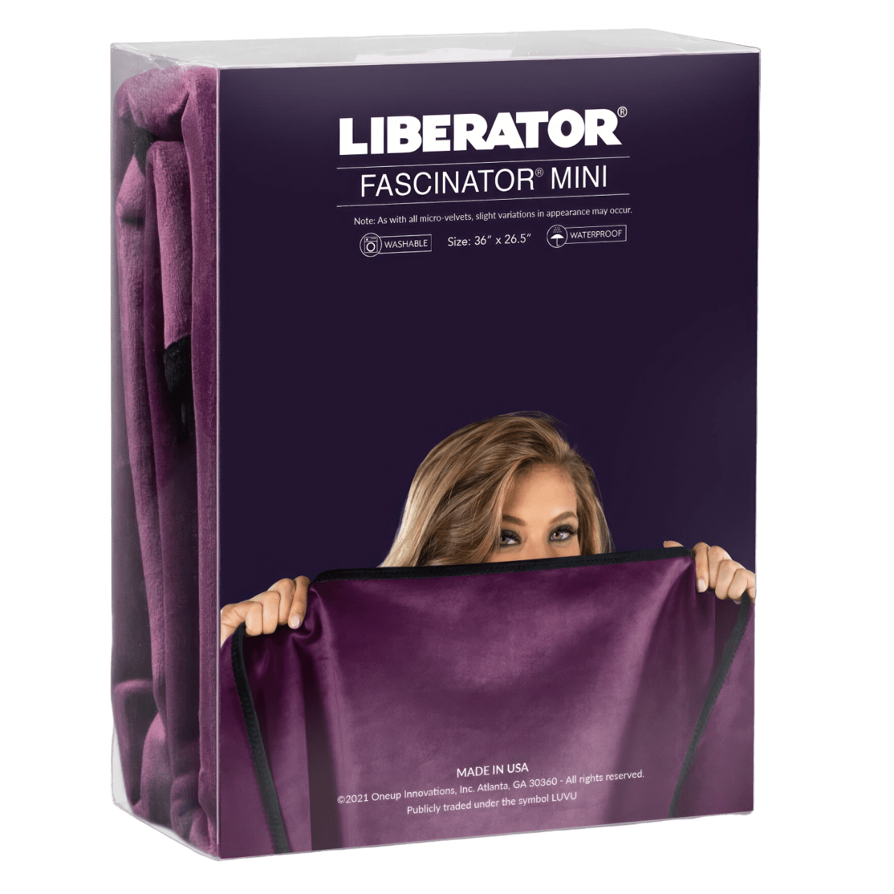 Liberator BDSM Facinator Throw Black  Microvelvet - Mini