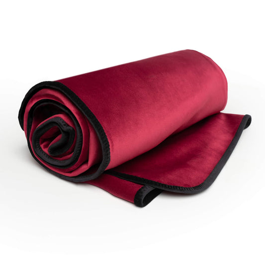 Liberator BDSM Fascinator Lush Throw  Merlot Microvelvet - King Size