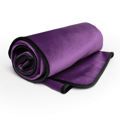 Liberator BDSM Fascinator Lush Throw  Purple Microvelvet - King Size