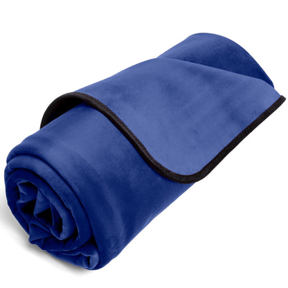 Liberator BDSM Fascinator Throw Royal Blue Microvelvet - Regular Size