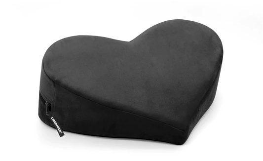 Liberator BDSM Heart Wedge Black Microvelvet